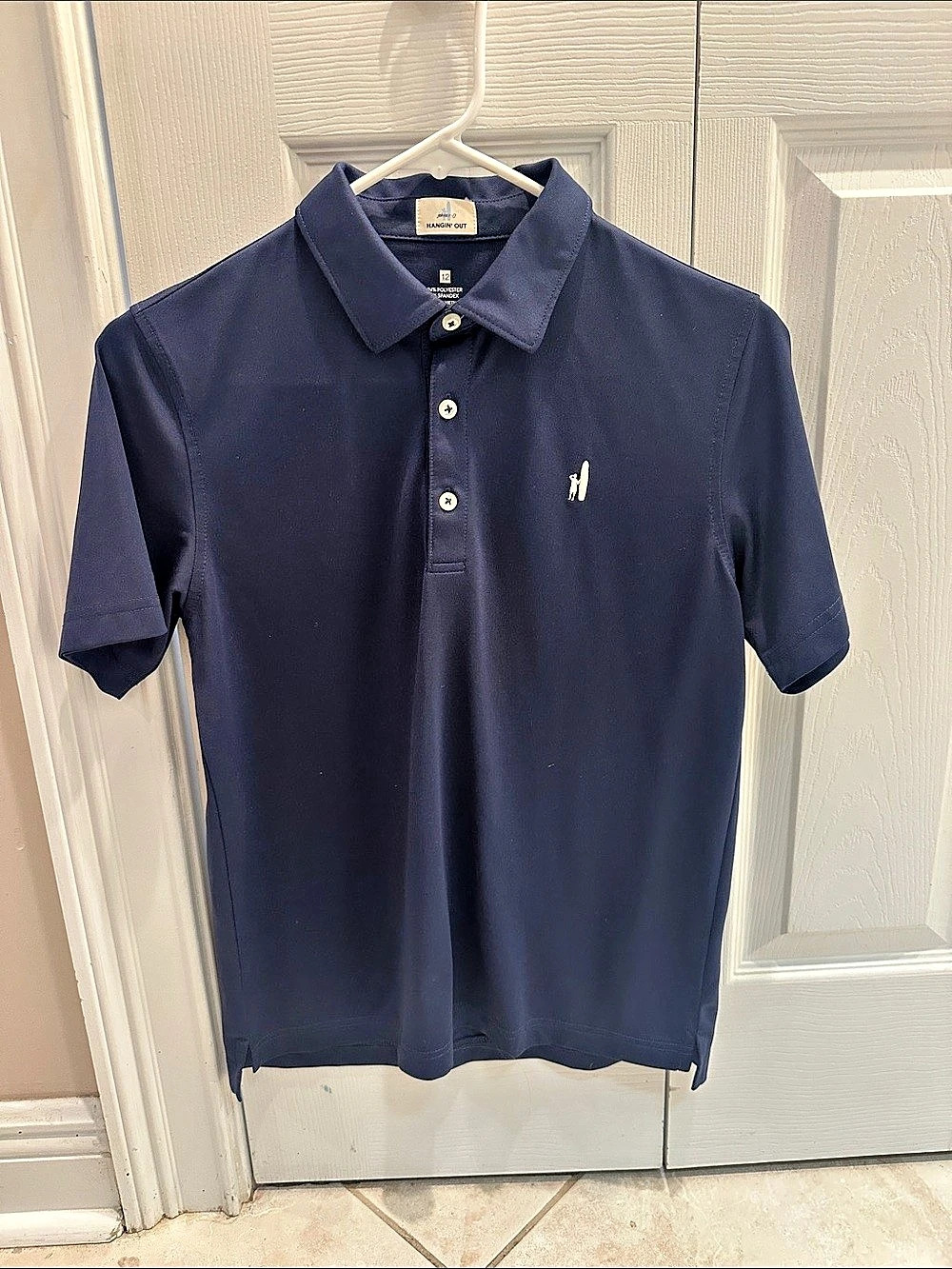 Johnnie O Polo Shirt in Blue Boys Size 12 Like New